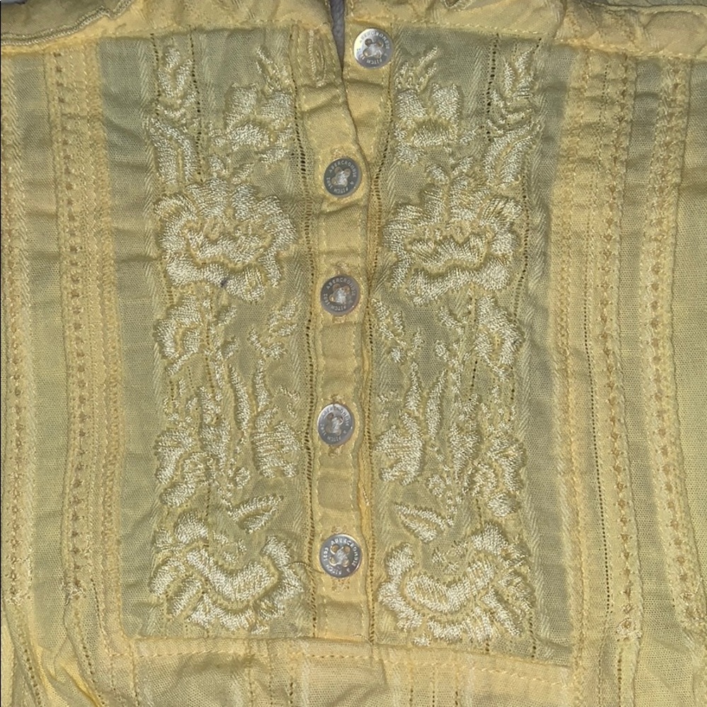 Abercrombie and Fitch yellow tank - Picture 3 of 7